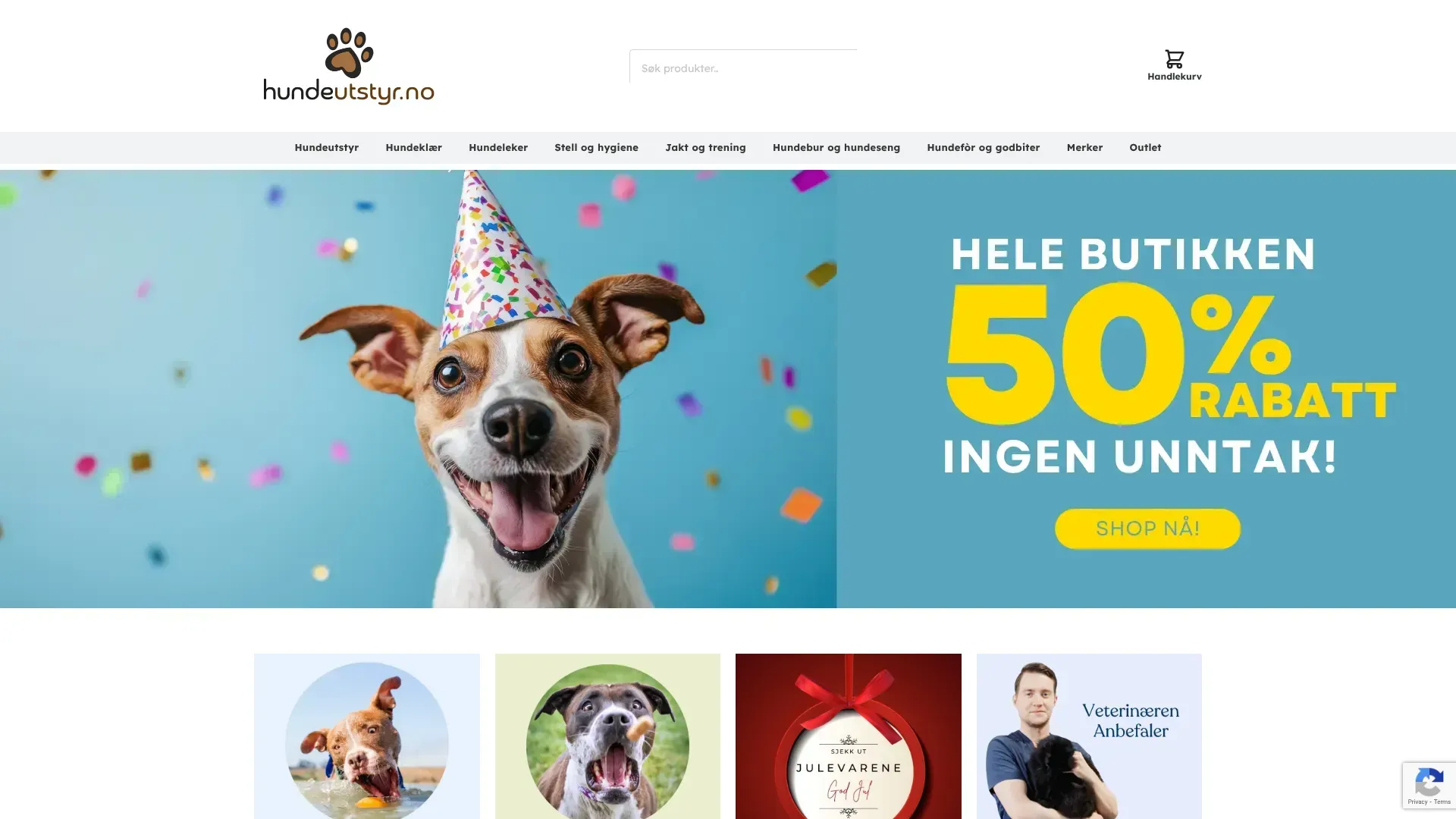 Hundeutstyr nettbutikk - Les om nettbutikken, sjekk kampanjer, kampanjekoder og tilbud