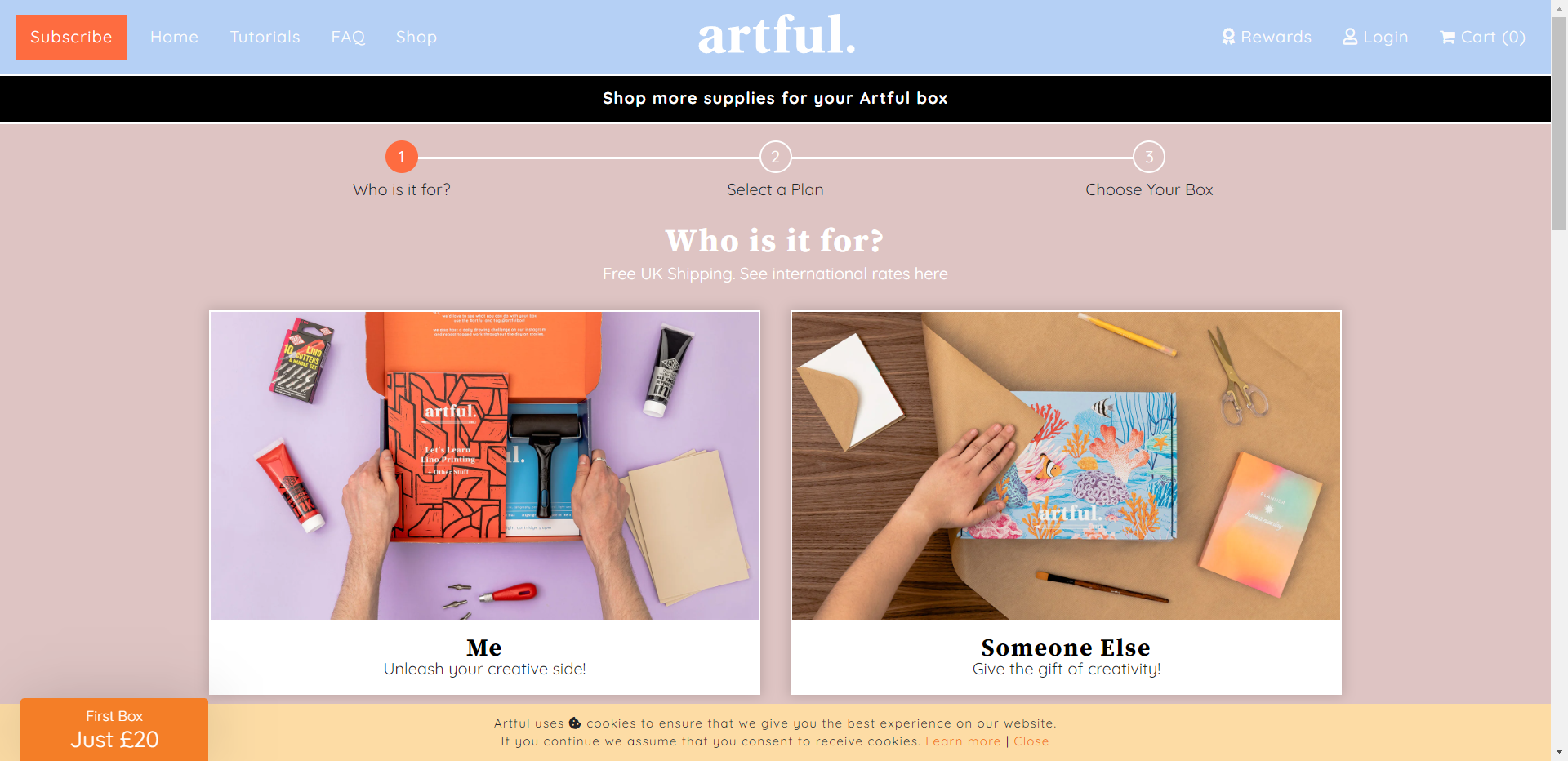 Artful.co.uk nettbutikk - Les omtalen av nettbutikken