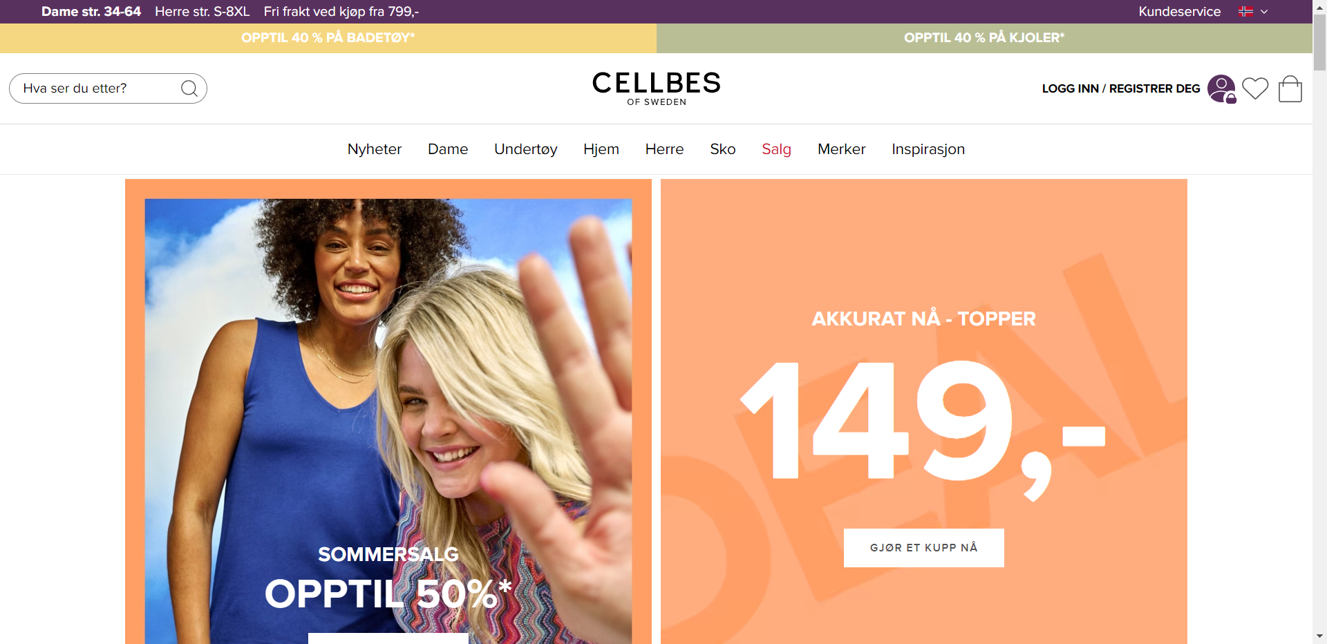 Cellbes nettbutikk - Les omtalen av nettbutikken