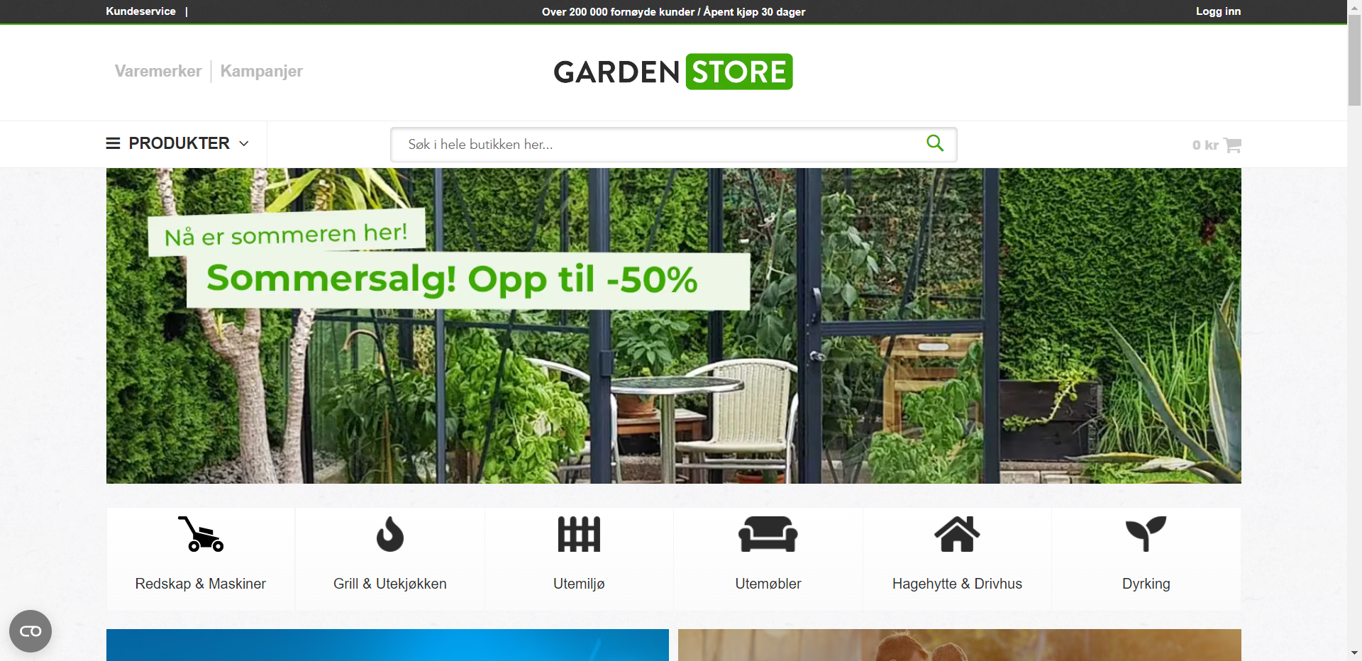Gardenstore.no nettbutikk - Les omtalen av nettbutikken