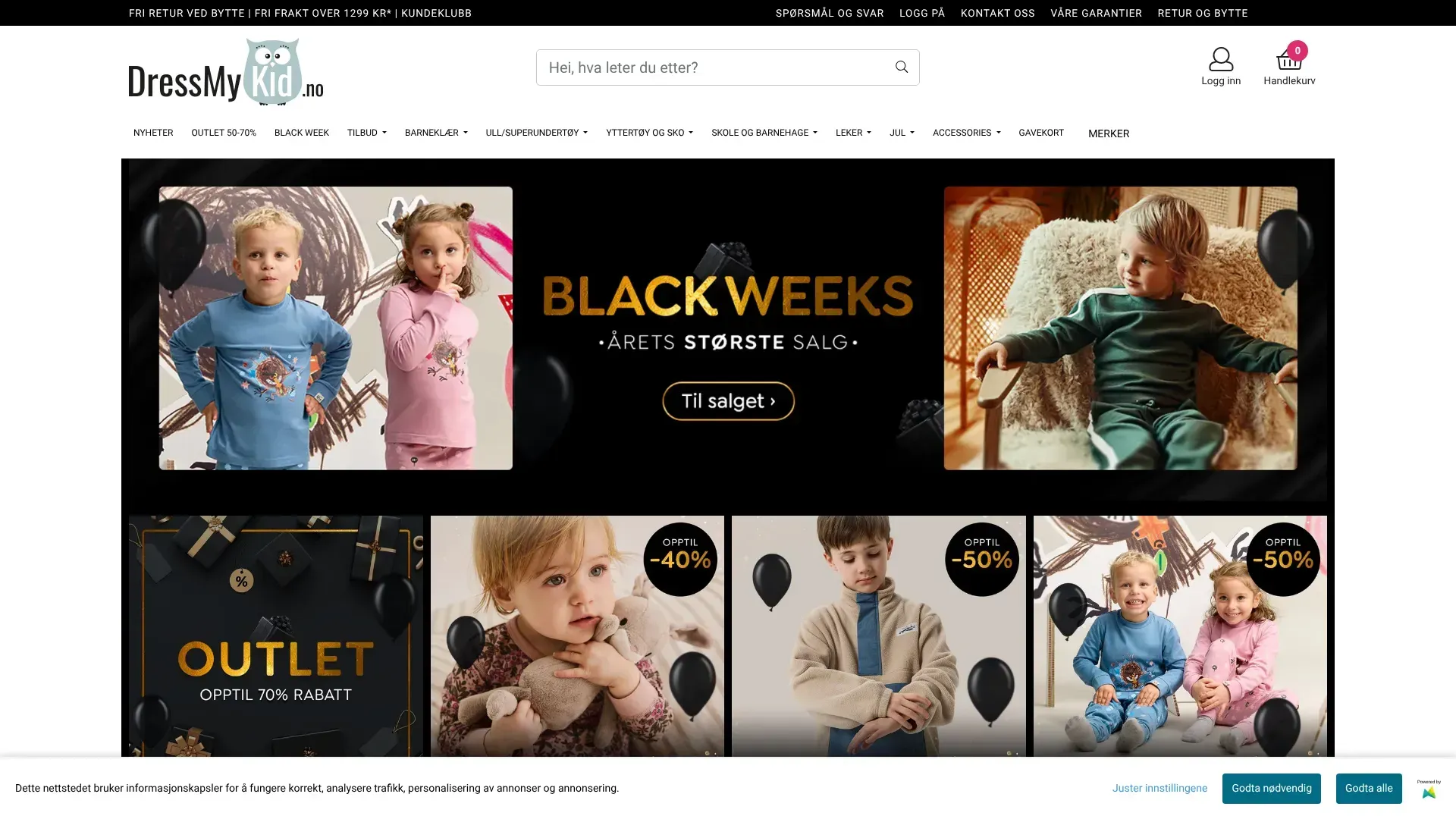 Dressmykid nettbutikk - Les om nettbutikken, sjekk kampanjer, kampanjekoder og tilbud