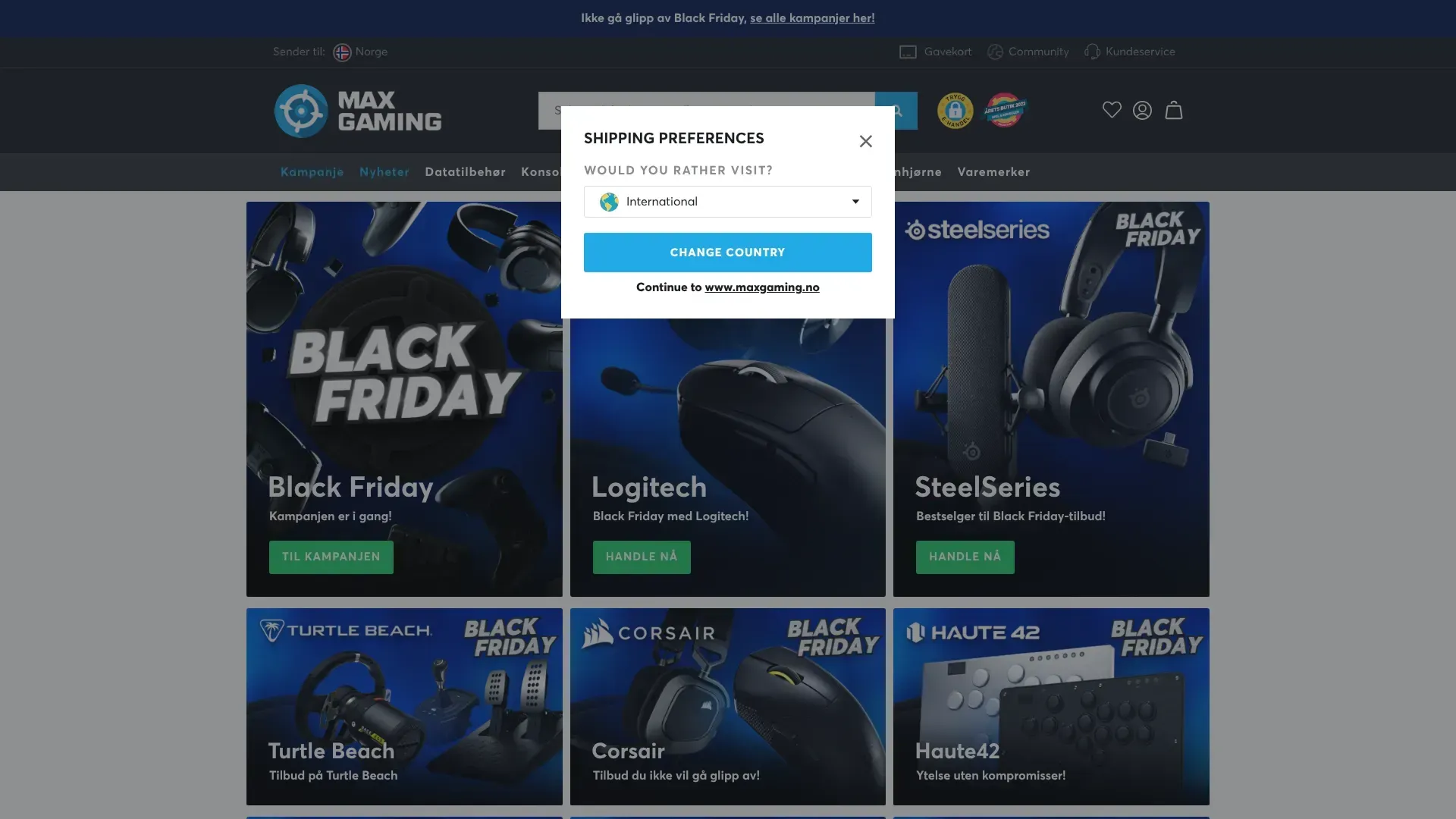 Maxgaming nettbutikk - Les om nettbutikken, sjekk kampanjer, kampanjekoder og tilbud