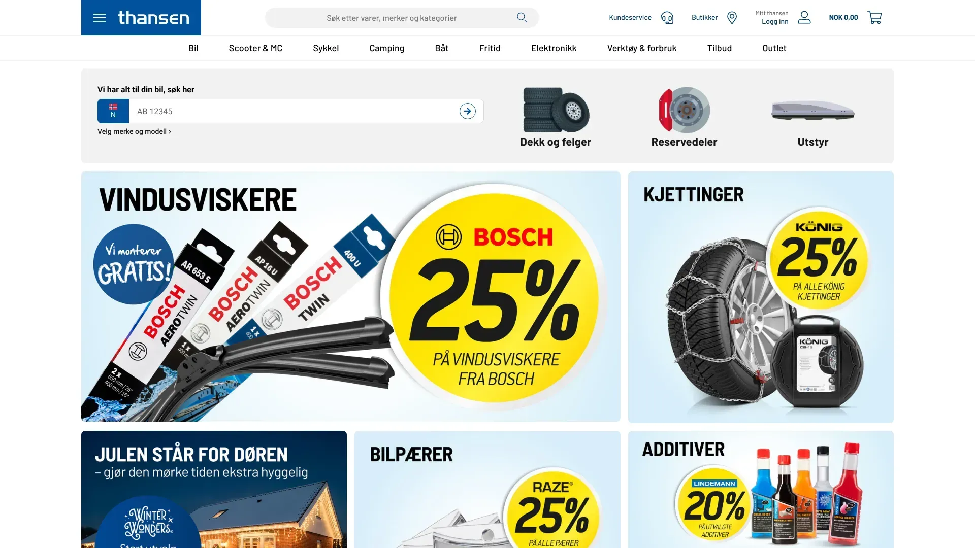 Thansen nettbutikk - Les om nettbutikken, sjekk kampanjer, kampanjekoder og tilbud