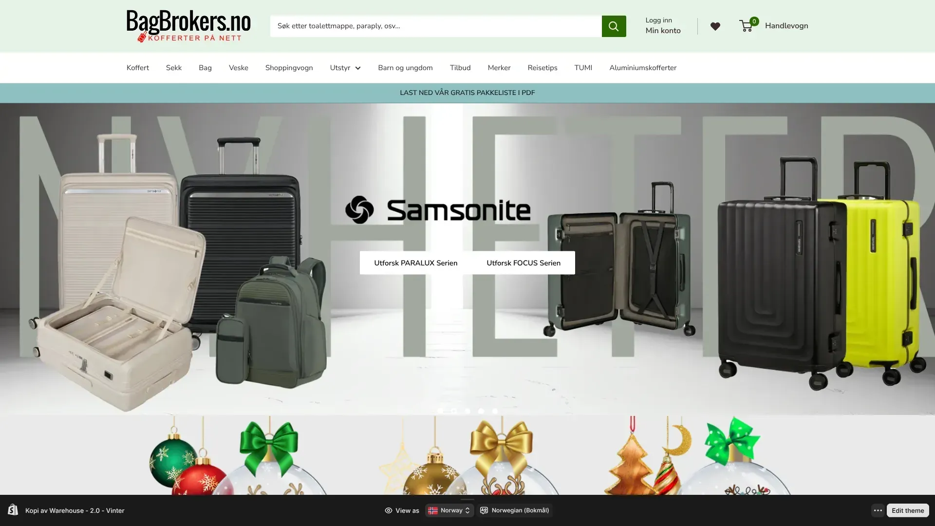 Bagbrokers nettbutikk - Les om nettbutikken, sjekk kampanjer, kampanjekoder og tilbud