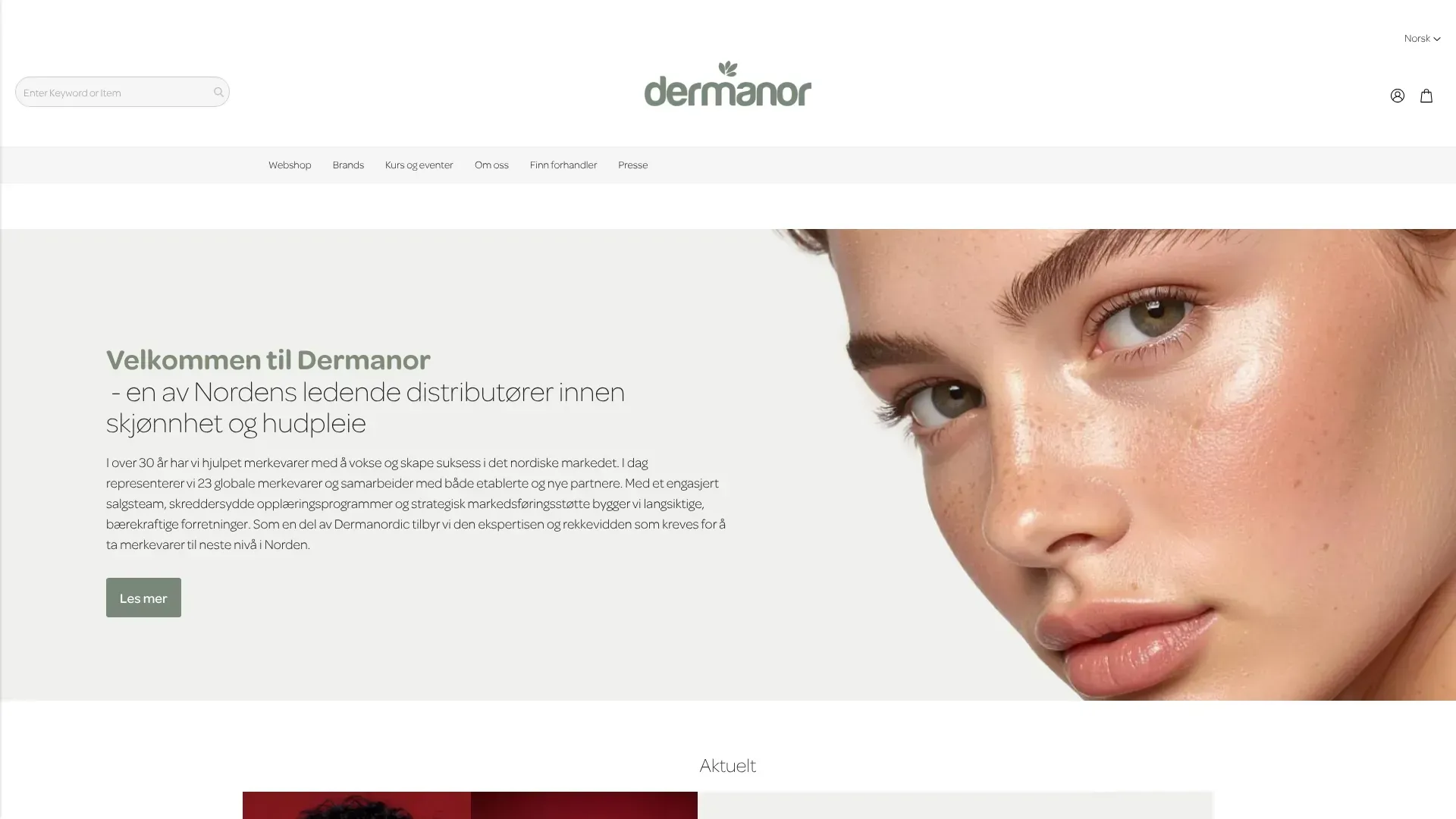 Dermanor nettbutikk - Les om nettbutikken, sjekk kampanjer, kampanjekoder og tilbud