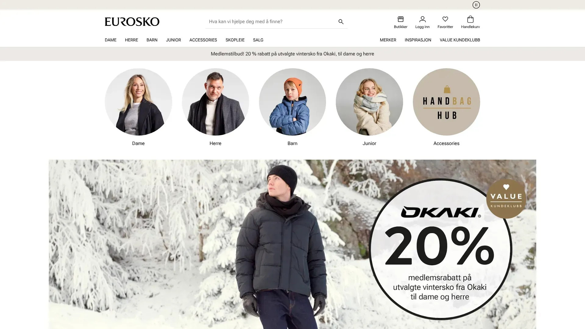 Eurosko nettbutikk - Les om nettbutikken, sjekk kampanjer, kampanjekoder og tilbud