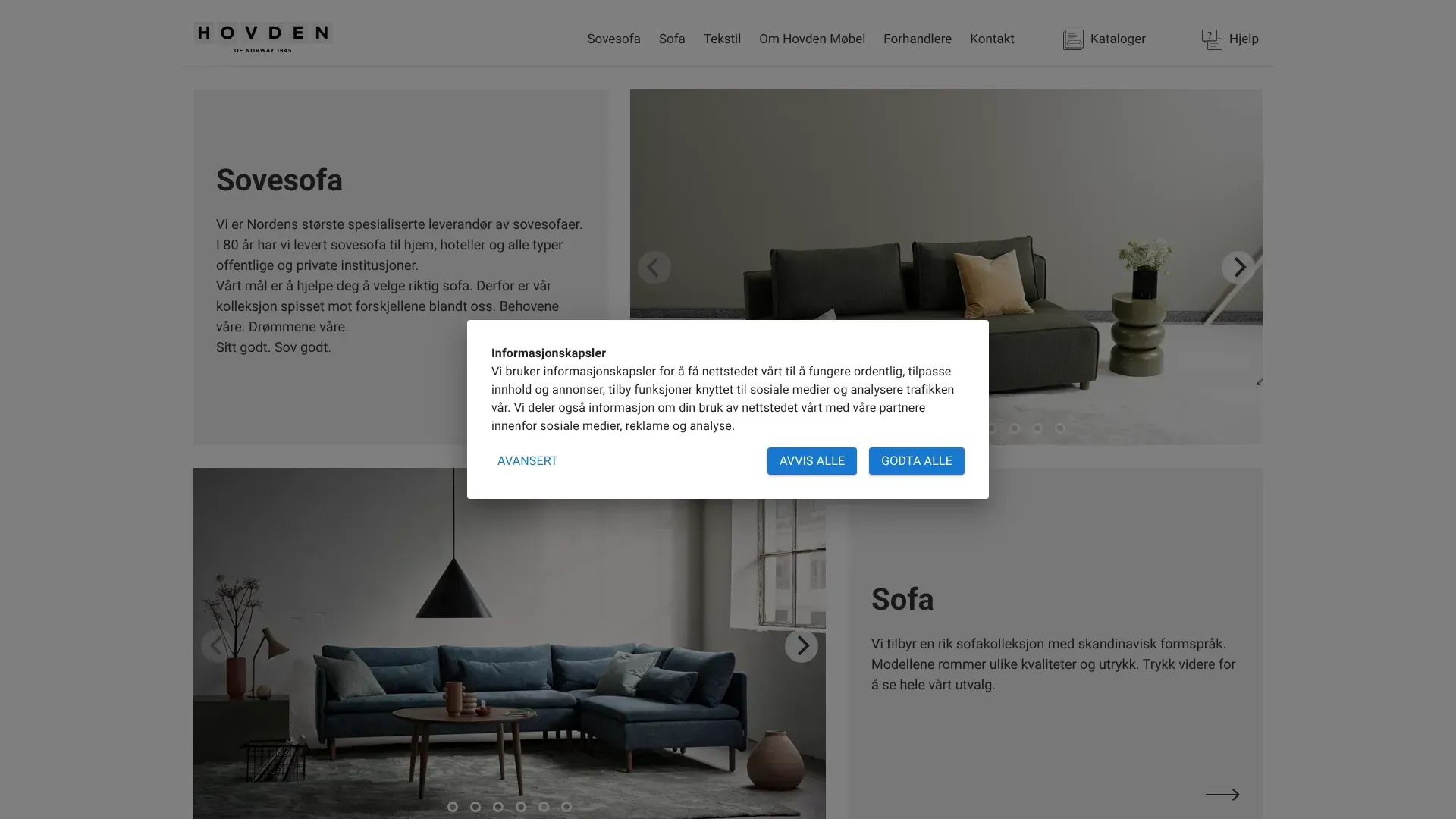 Hovdenmobel nettbutikk - Les om nettbutikken, sjekk kampanjer, kampanjekoder og tilbud