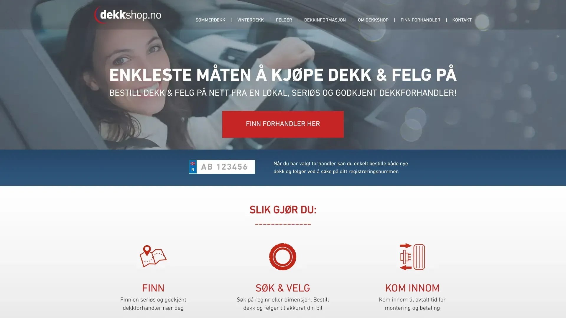 Dekkshop nettbutikk - Les om nettbutikken, sjekk kampanjer, kampanjekoder og tilbud