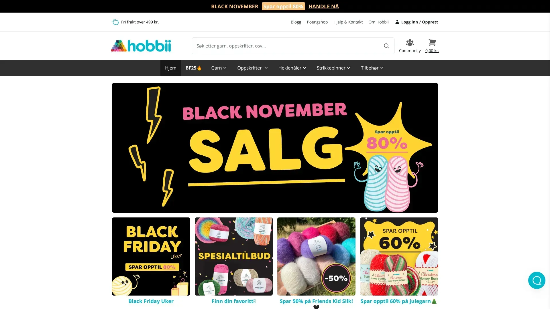 Hobbii nettbutikk - Les om nettbutikken, sjekk kampanjer, kampanjekoder og tilbud