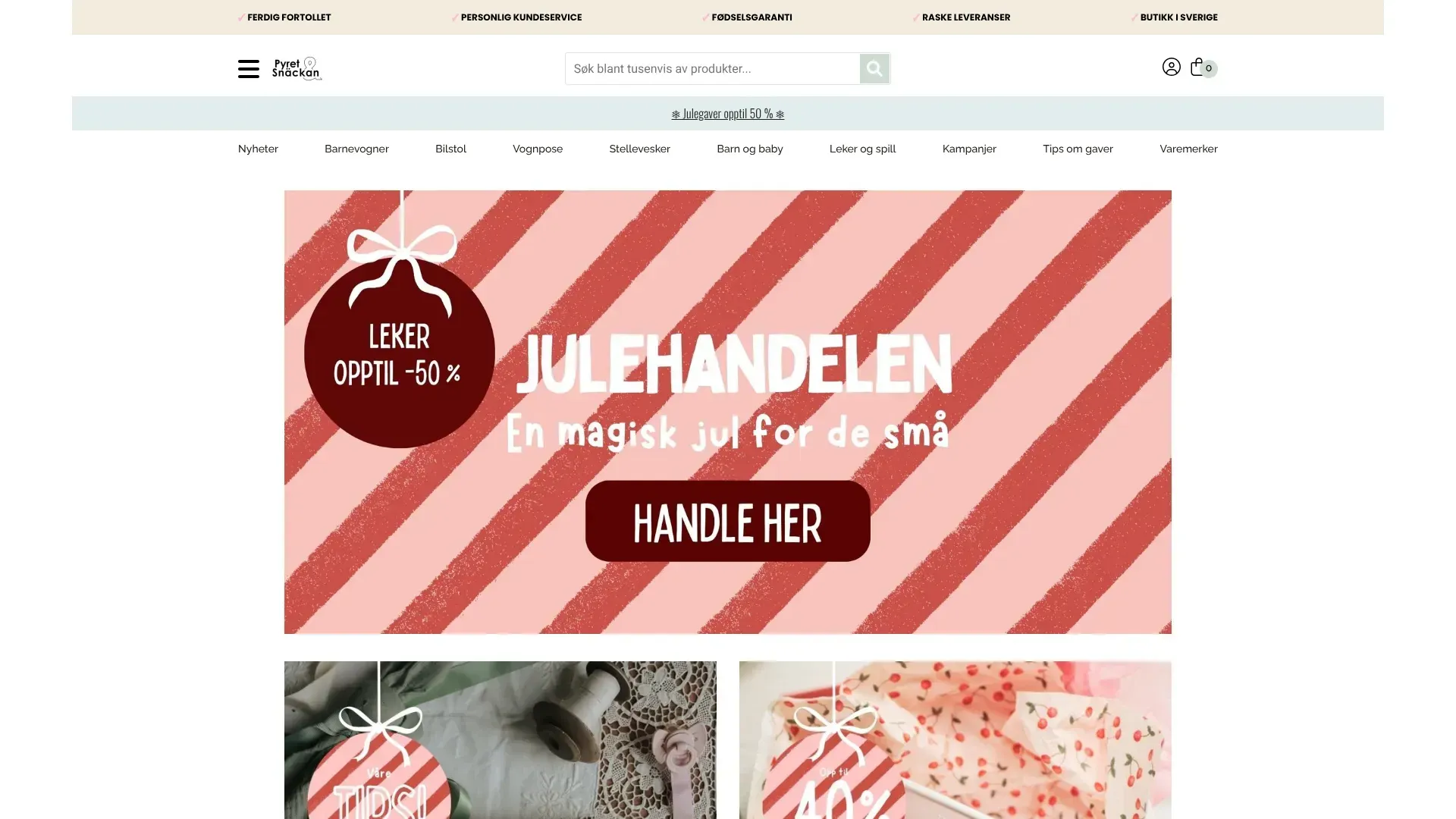 Pyretosnackan nettbutikk - Les om nettbutikken, sjekk kampanjer, kampanjekoder og tilbud