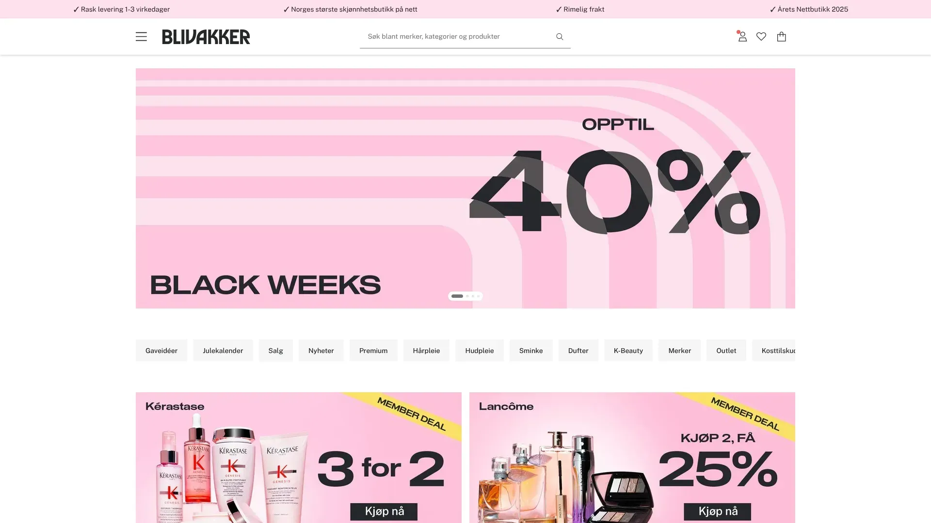 Blivakker nettbutikk - Les om nettbutikken, sjekk kampanjer, kampanjekoder og tilbud