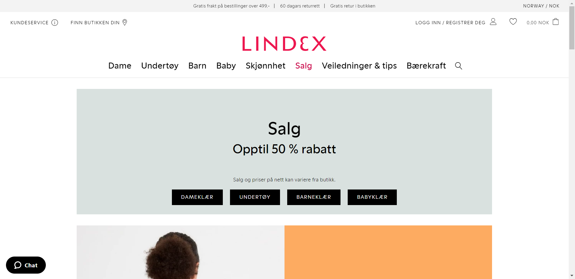 Lindex nettbutikk - Les omtalen av nettbutikken