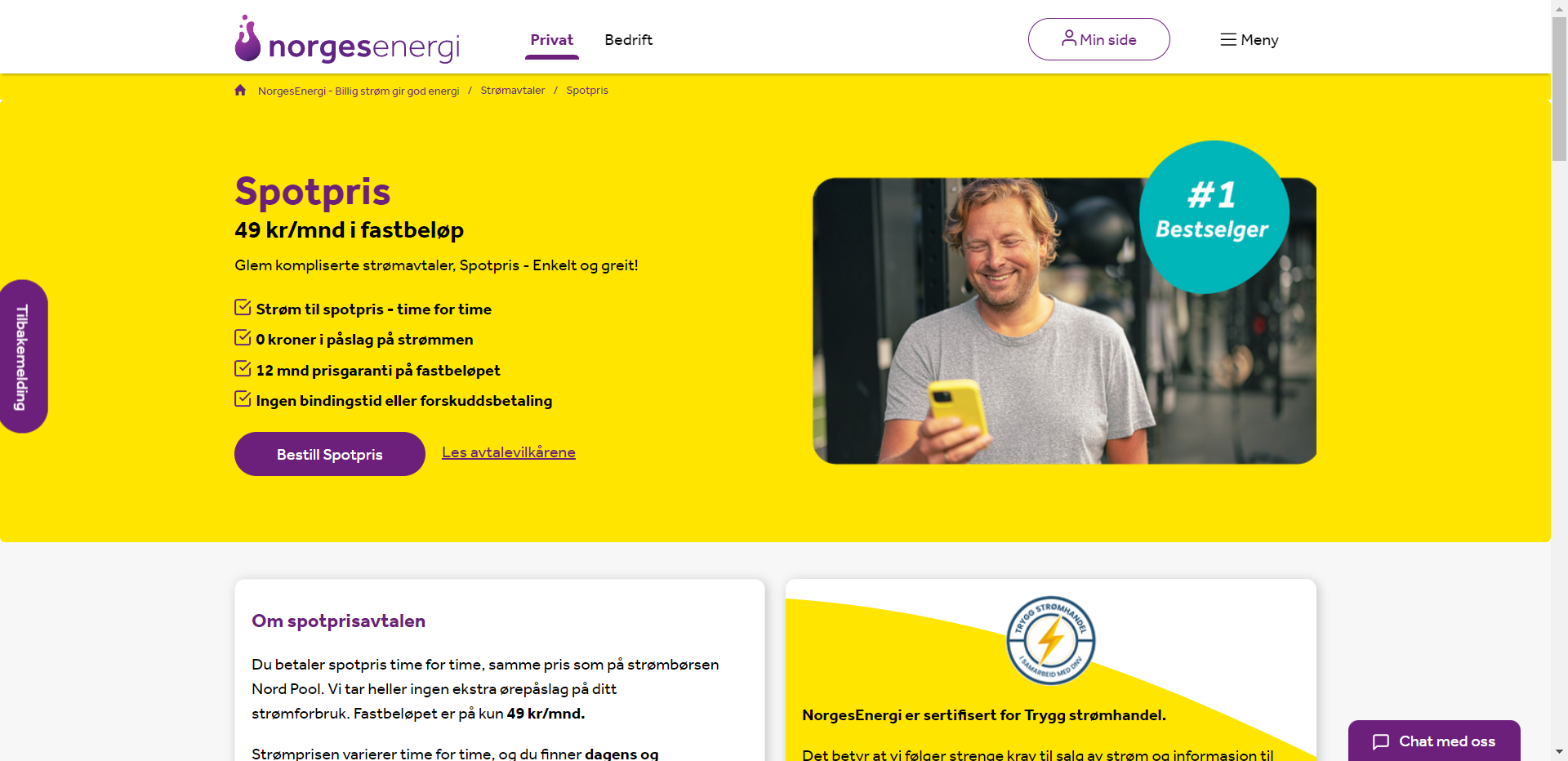 Norgesenergi nettbutikk - Les omtalen av nettbutikken
