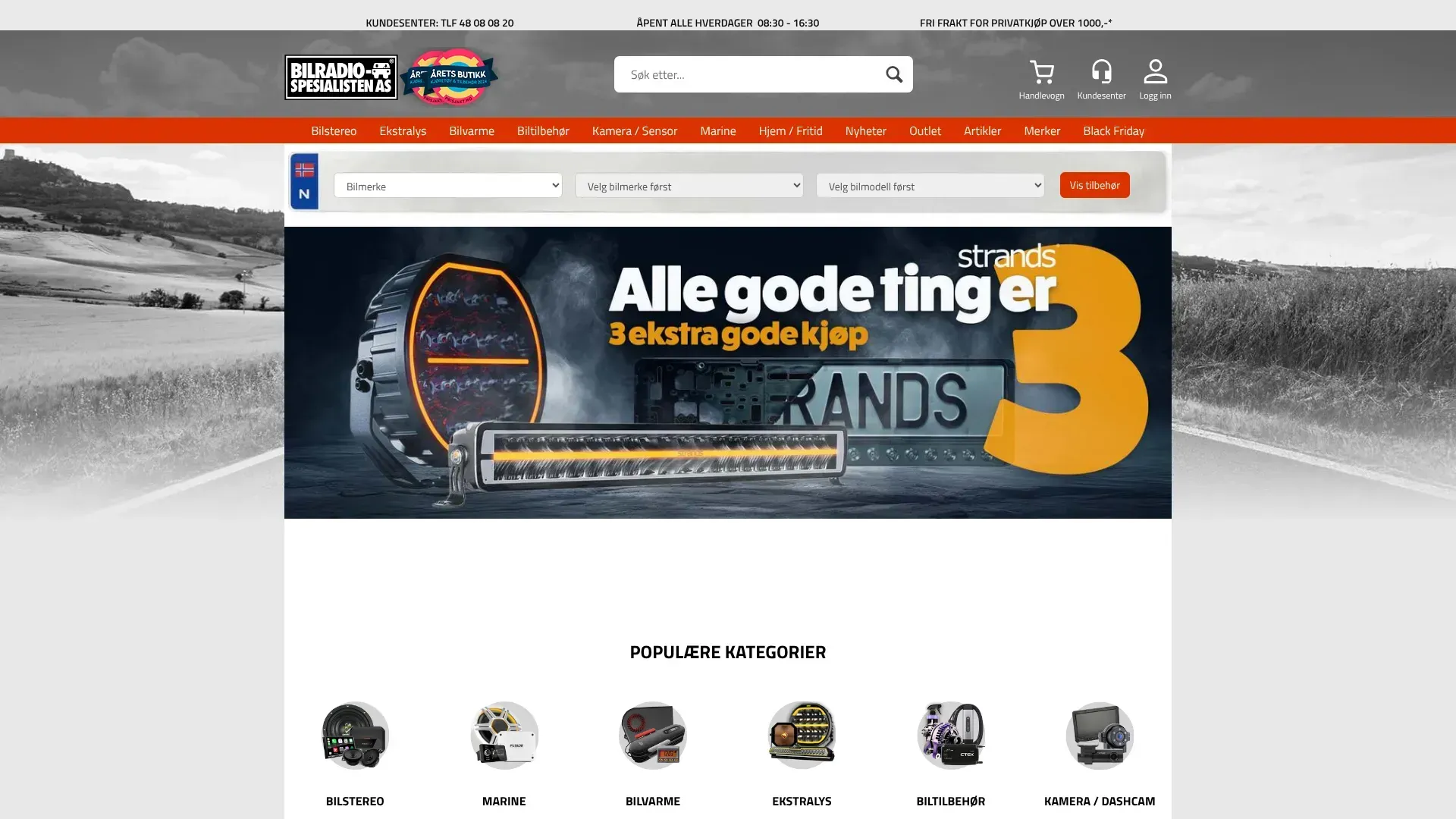 Bilradiospes nettbutikk - Les om nettbutikken, sjekk kampanjer, kampanjekoder og tilbud