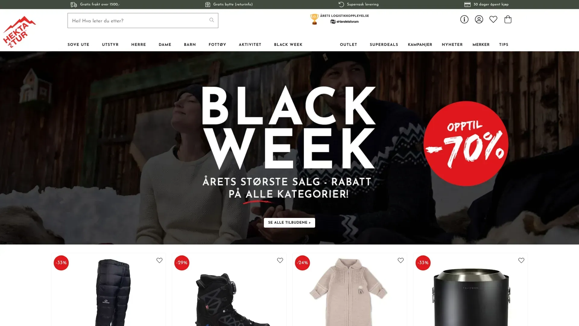 Hektapatur nettbutikk - Les om nettbutikken, sjekk kampanjer, kampanjekoder og tilbud