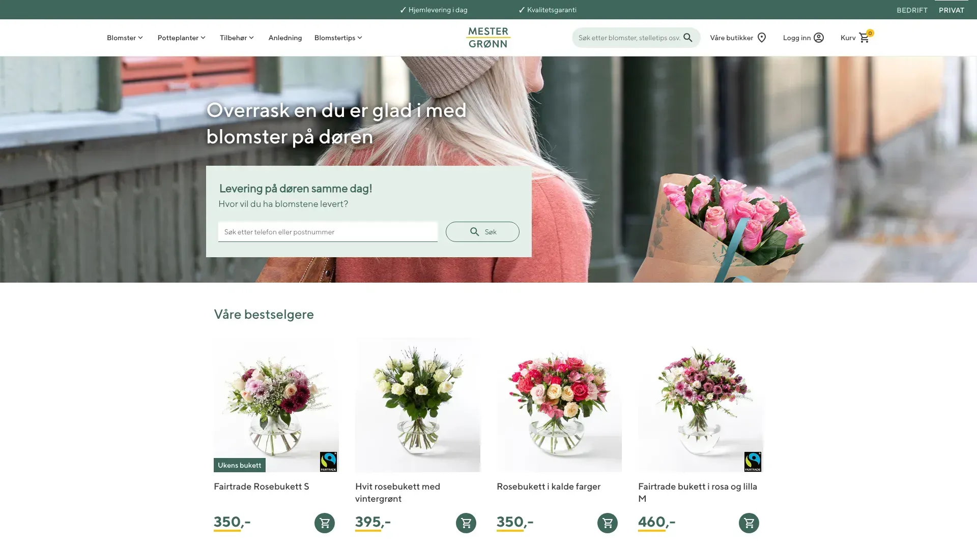 Mestergronn nettbutikk - Les om nettbutikken, sjekk kampanjer, kampanjekoder og tilbud