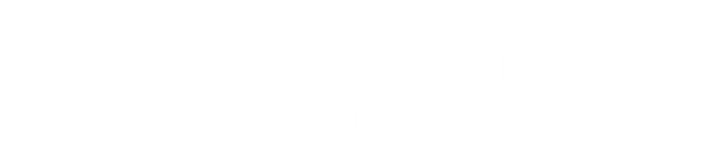 Lawton Courtyard Apartments Logo - White