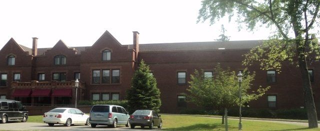 Muskegon — Red Establishment with Shingle Roofing in Muskegon, MI