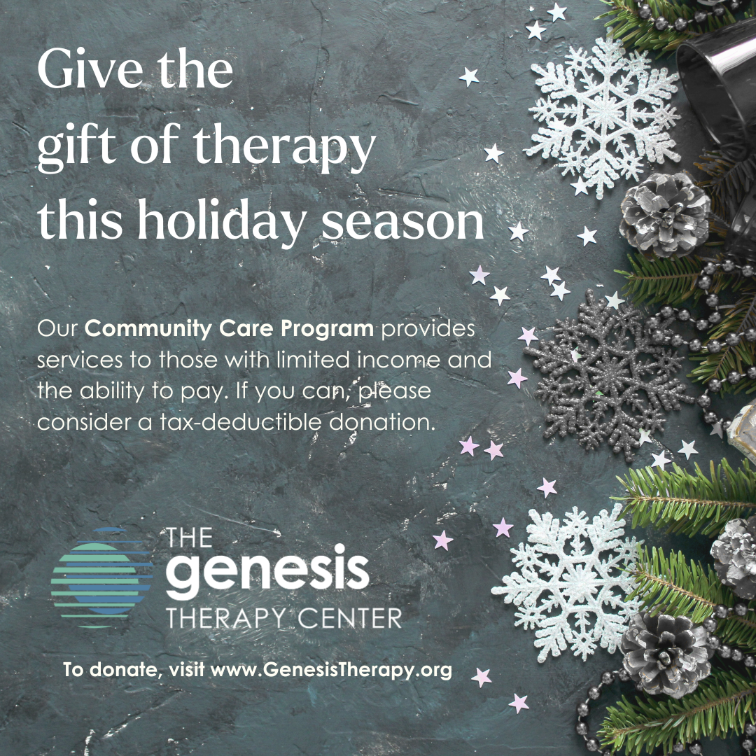 The genesis therapy center is offering a gift of therapy this holiday season