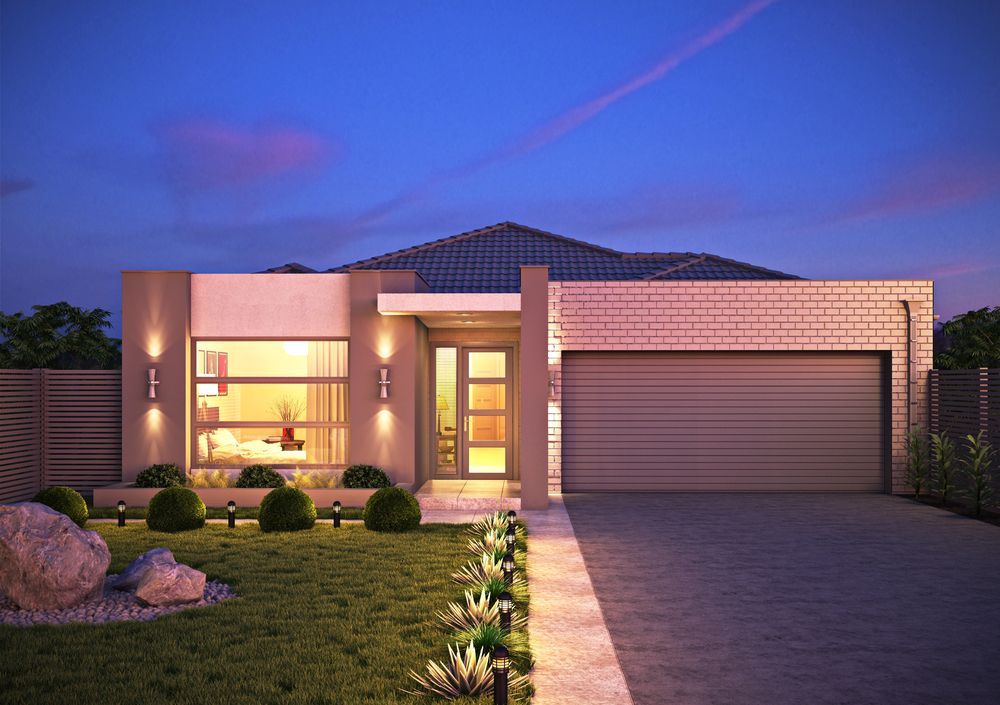 A Large White House With a Front Door and a Stone Walkway Leading to It — Karlene's Conveyancing In Killarney Vale, NSW