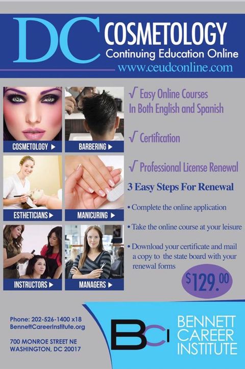 Cosmetology & Barber Career Institute | Washington, DC | Bennett Career ...