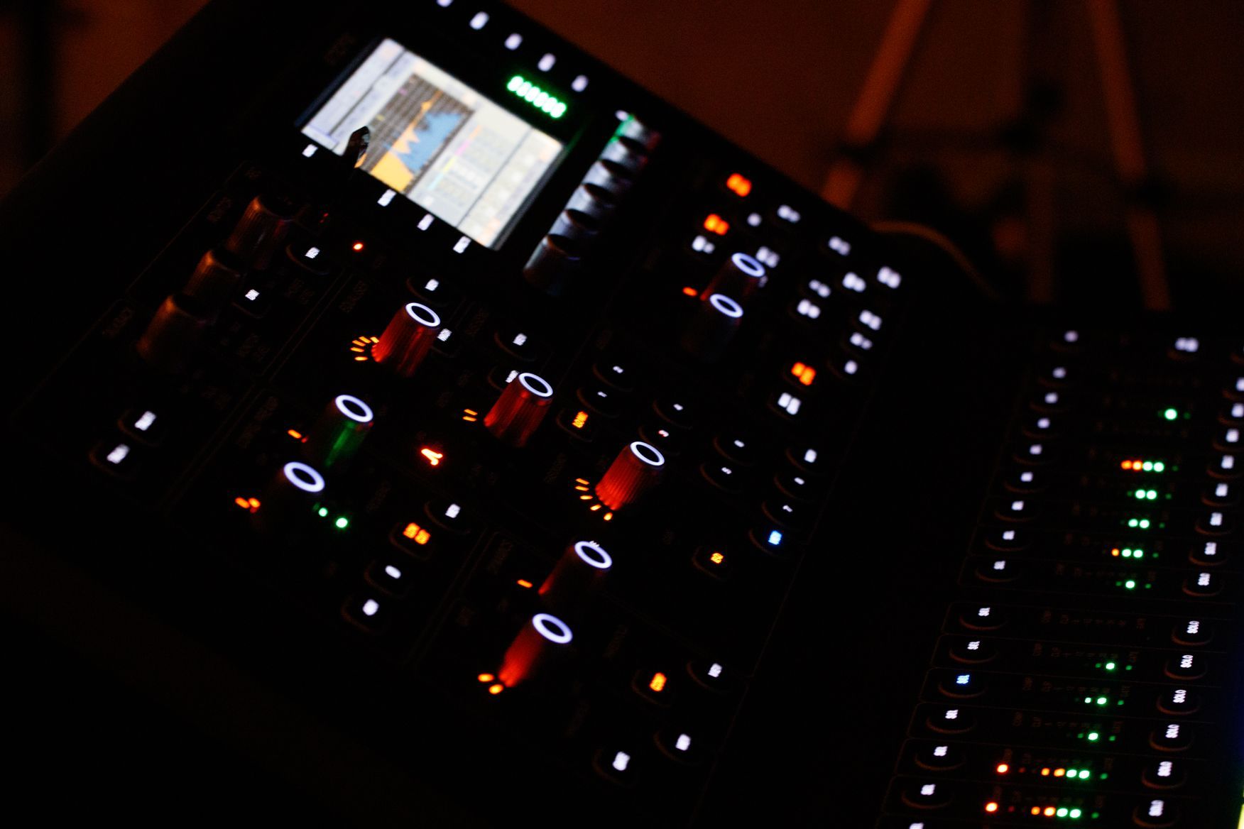 Ein Mixer auf dem die Zahl 0 steht