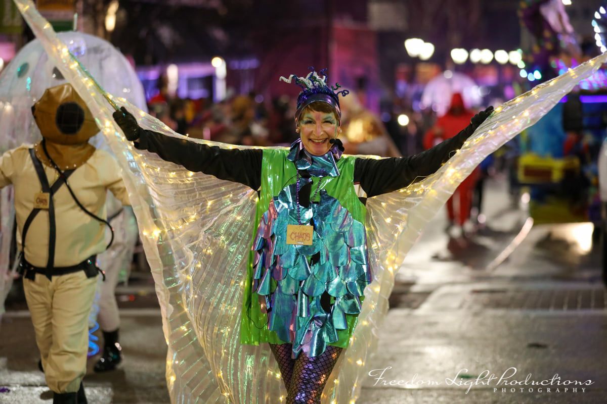 A Mardi Gras Extravaganza in Downtown Decatur