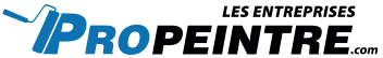 Un logo bleu et noir pour les entreprises propeintre.com