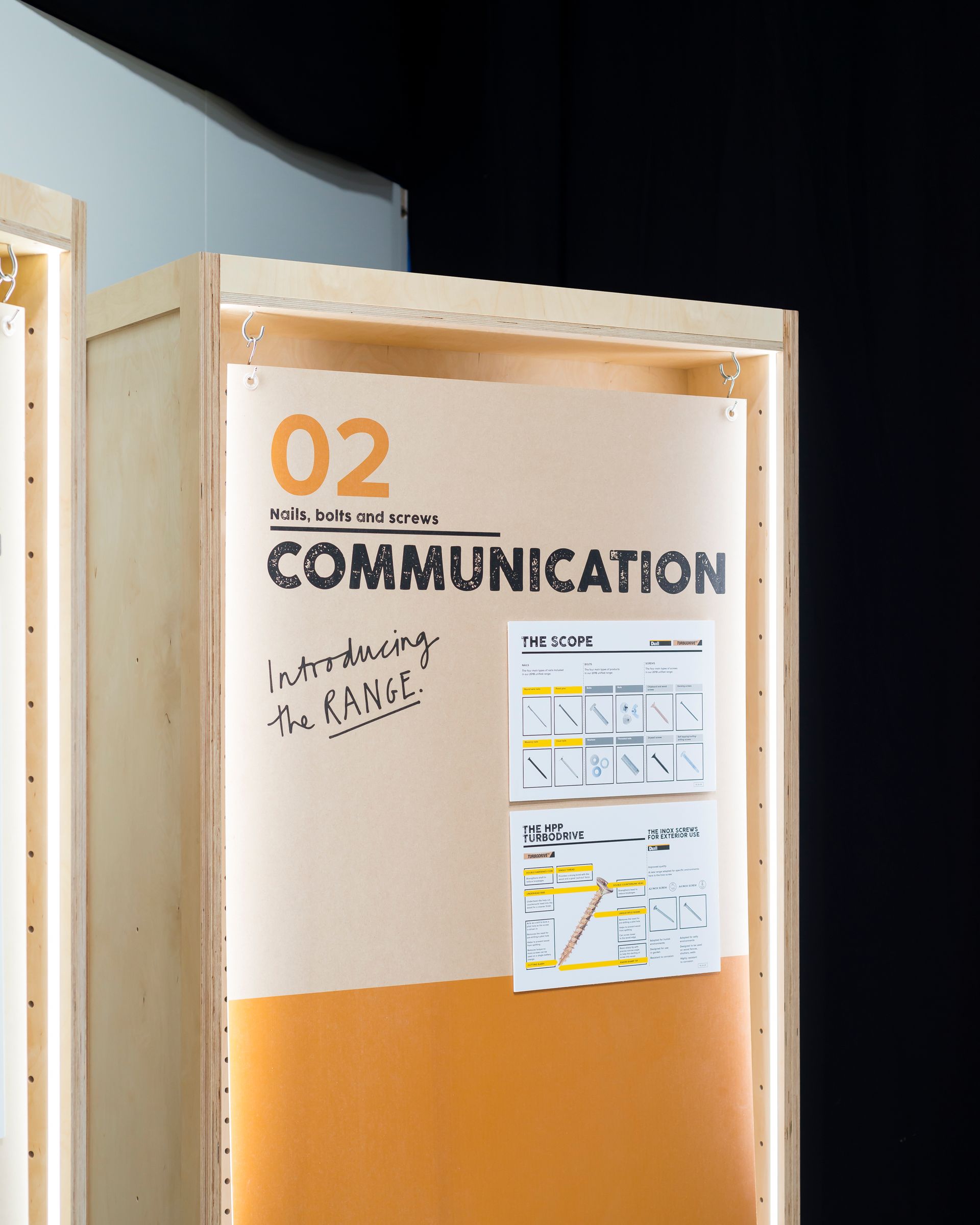 A sign that says 02 communication on it