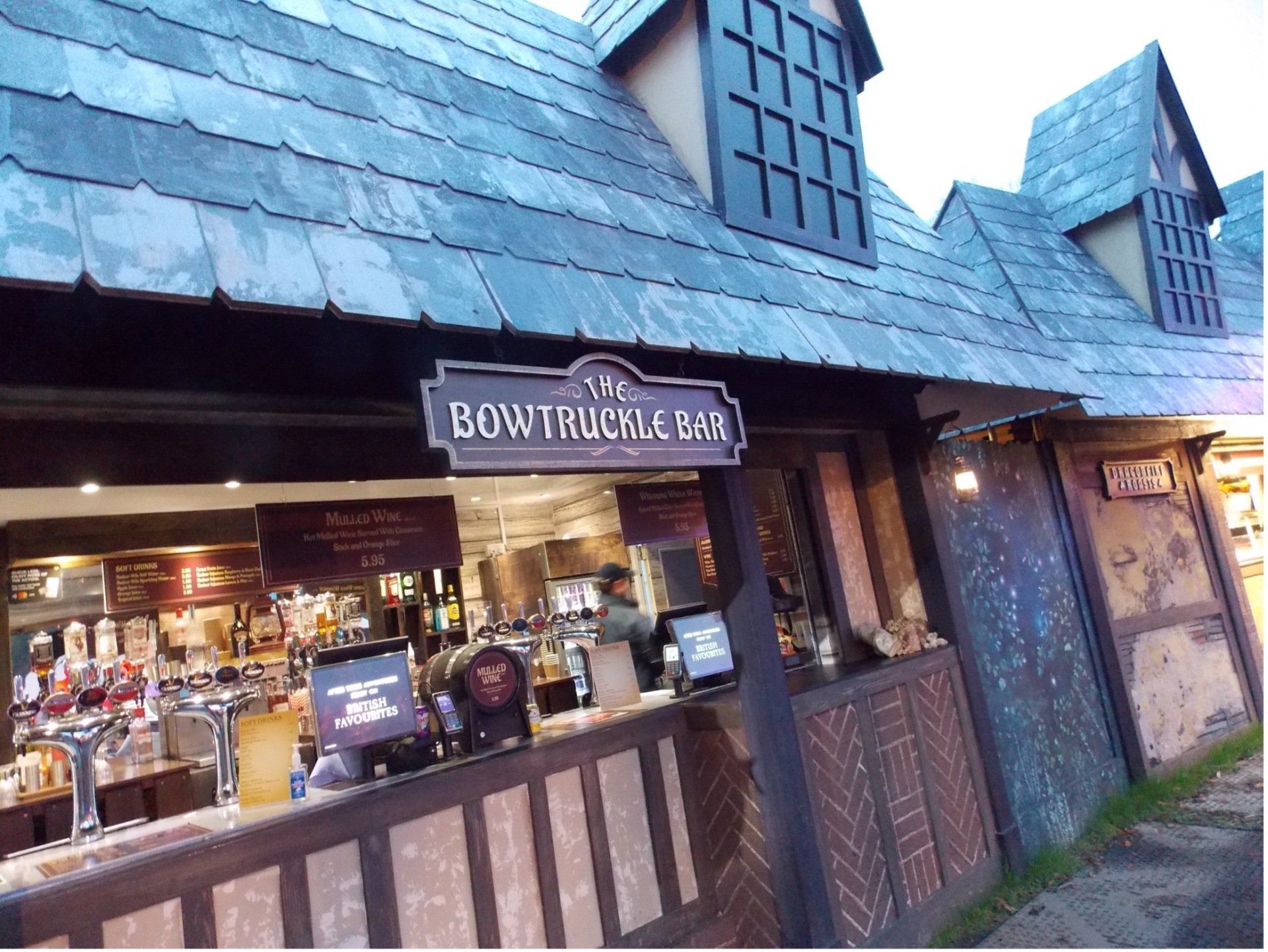 A building with a sign that says the bowtruckle box