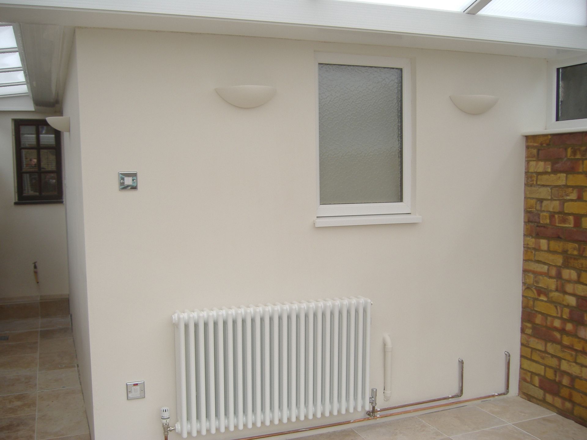 After plastering example 4