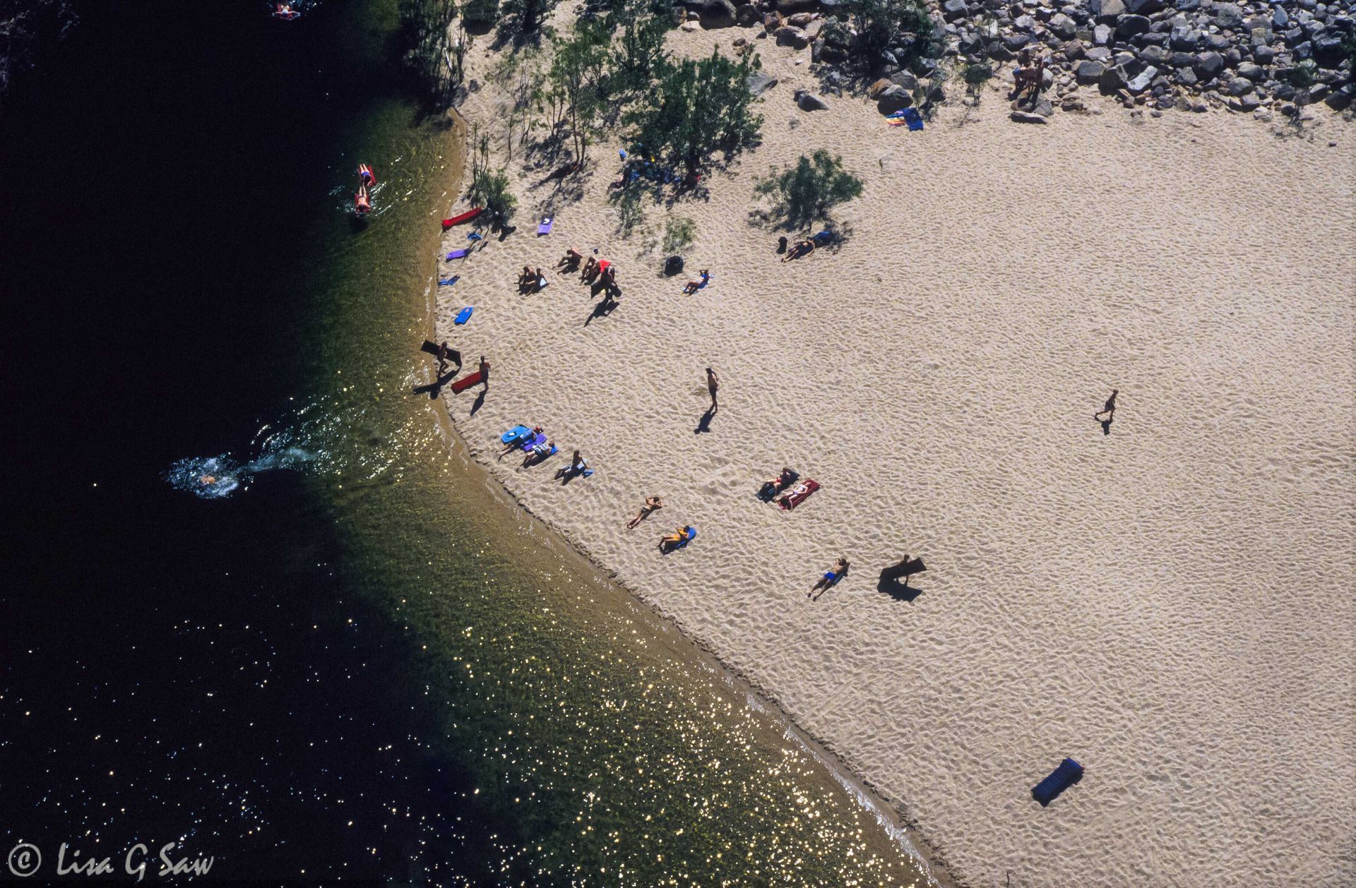 The Beach at Twin Falls, Kakadu National Park
