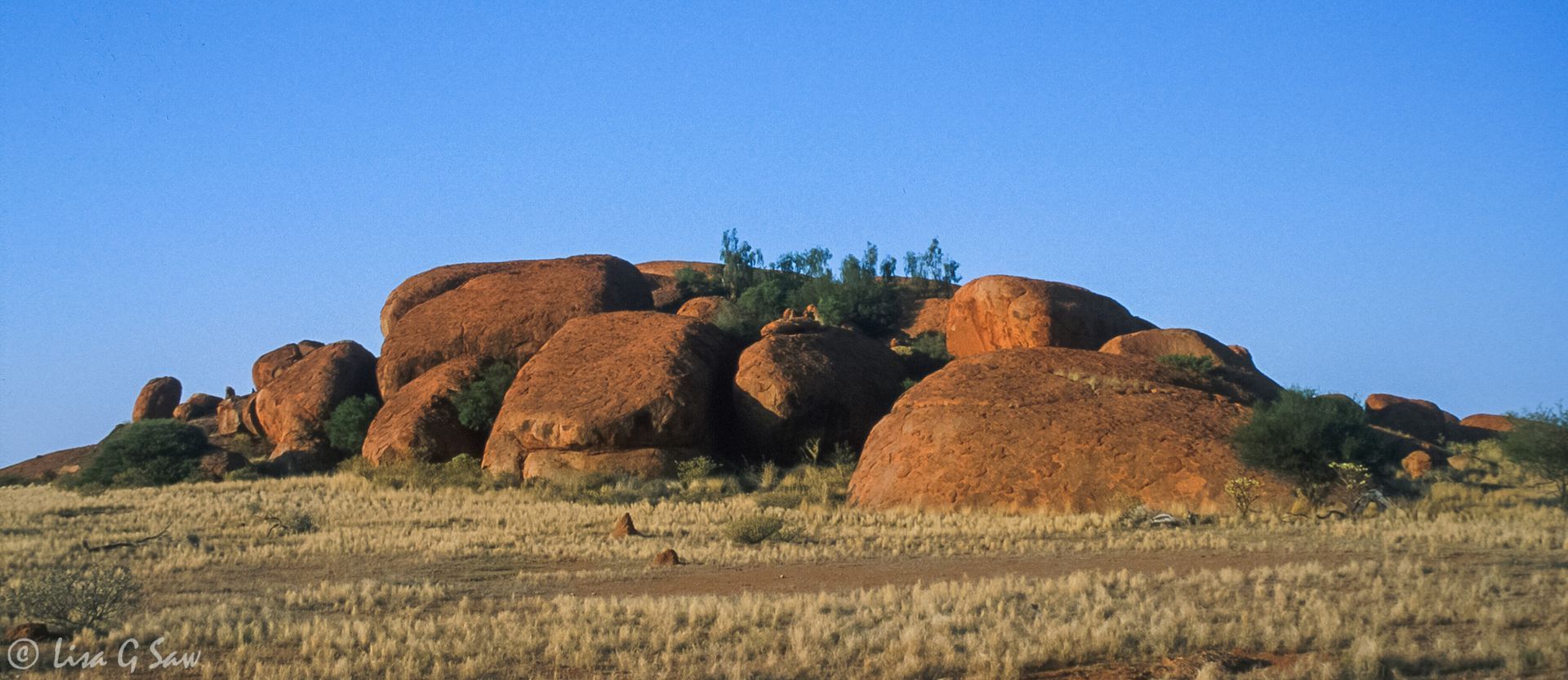 Ancient Winderjinnie rocks, the Murchison region, Western Australia