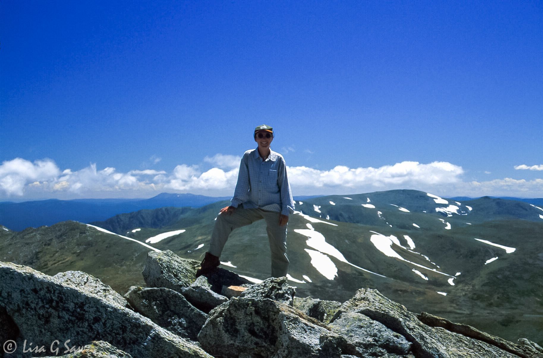 At the top of Mt Kosciuszko