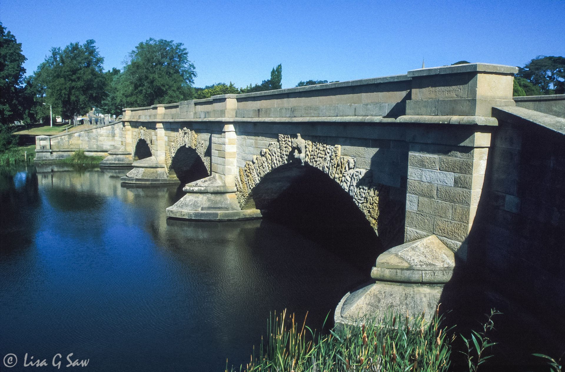 Stone Bridge built by convicts, Ross, Tasmania
