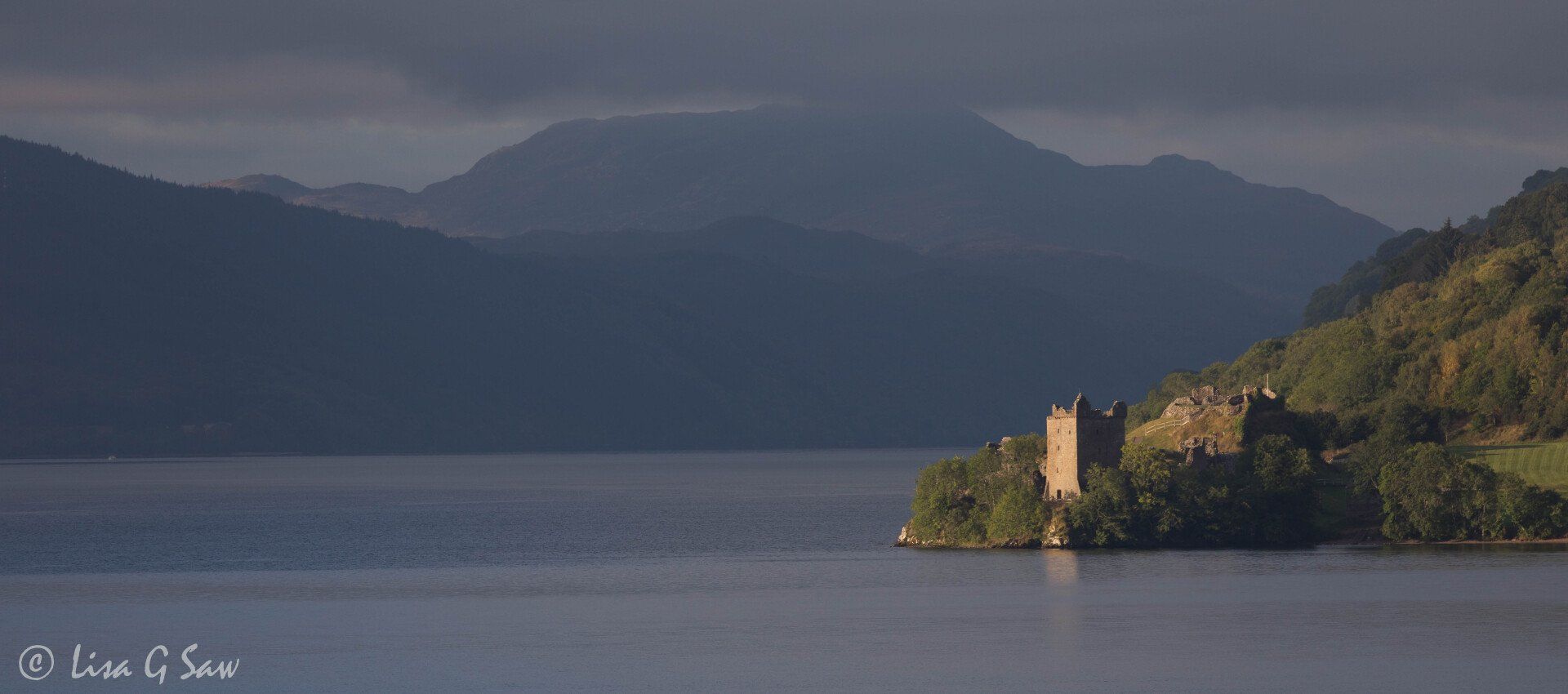 Urqhuart Castle by Loch Ness