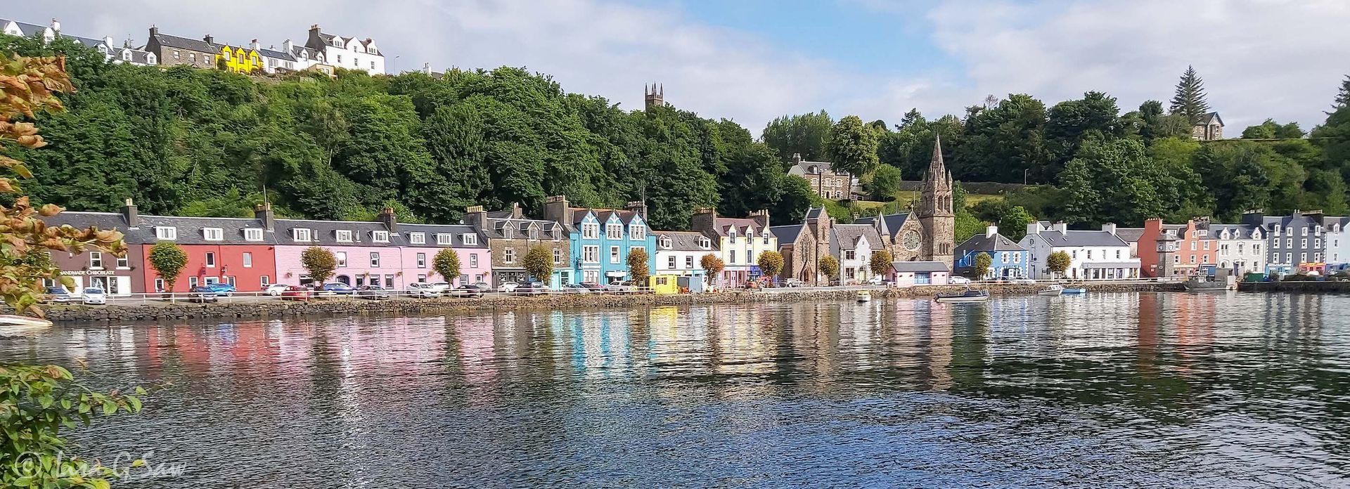Multi coloured houses in Tobermory