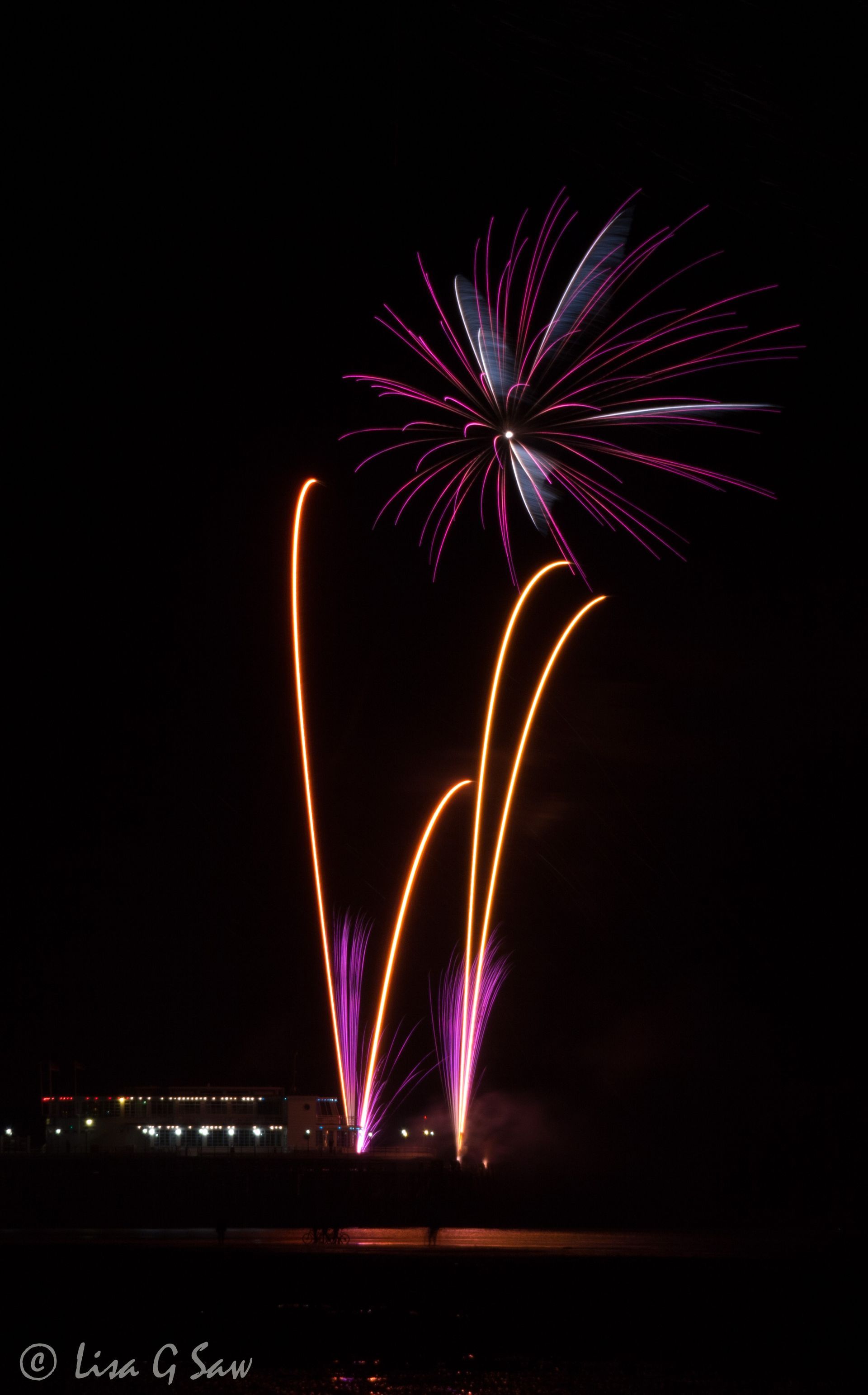 Fireworks from Worthing Pier 3