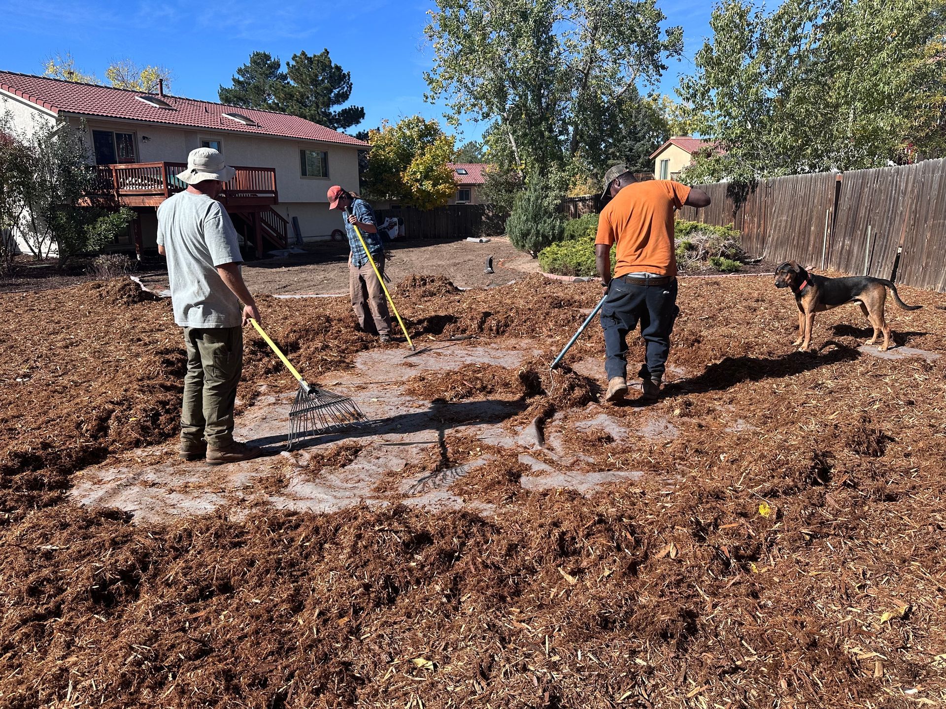 A group of people are working in a muddy field