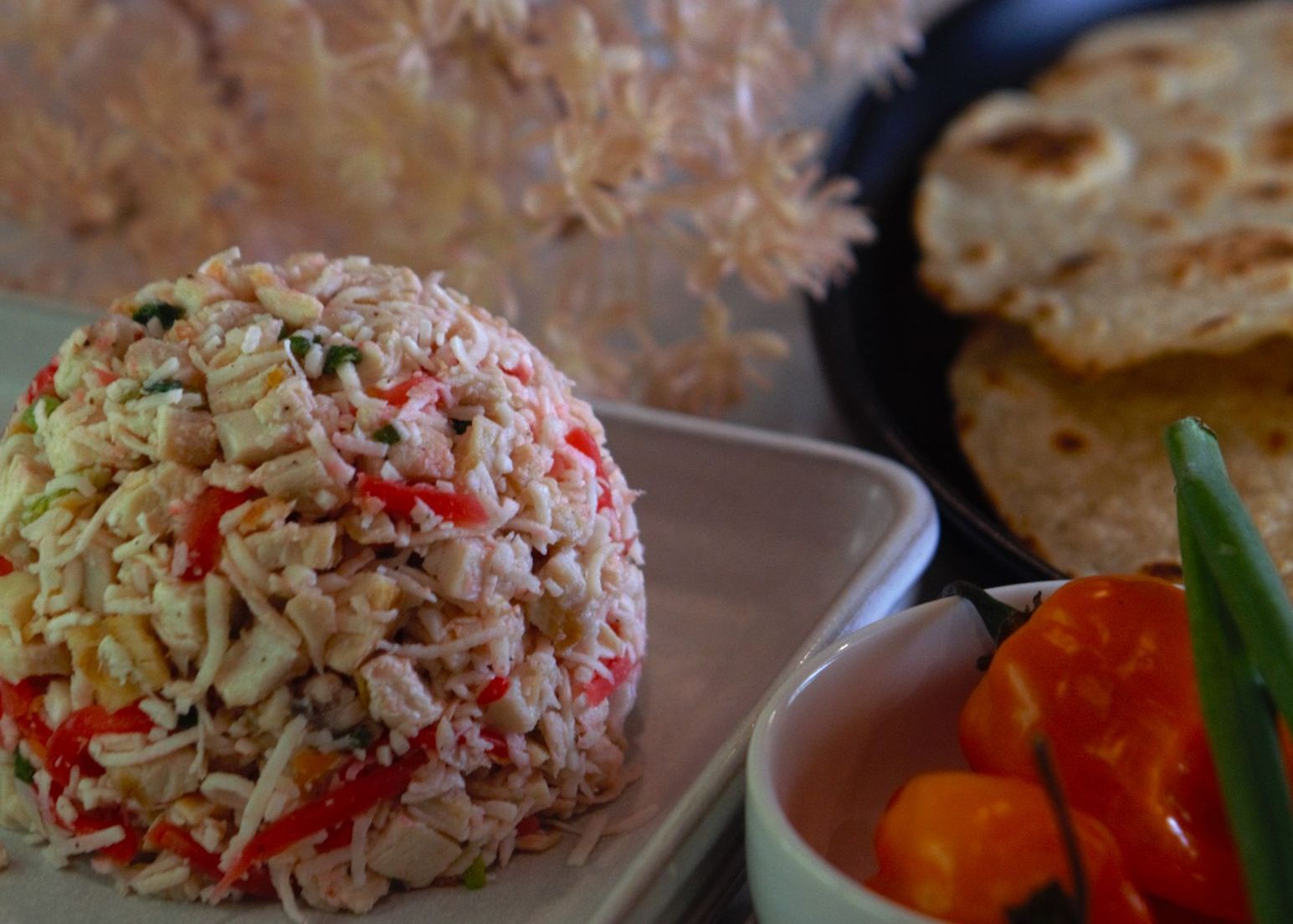 Chicken Salad and Coconut Flour Tortillas