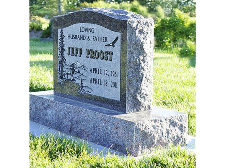 A gravestone for a man named taff proost