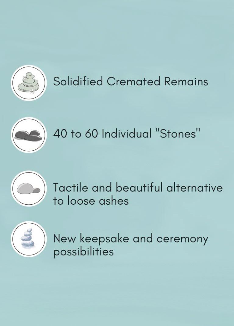 A list of benefits of solidified cremated remains