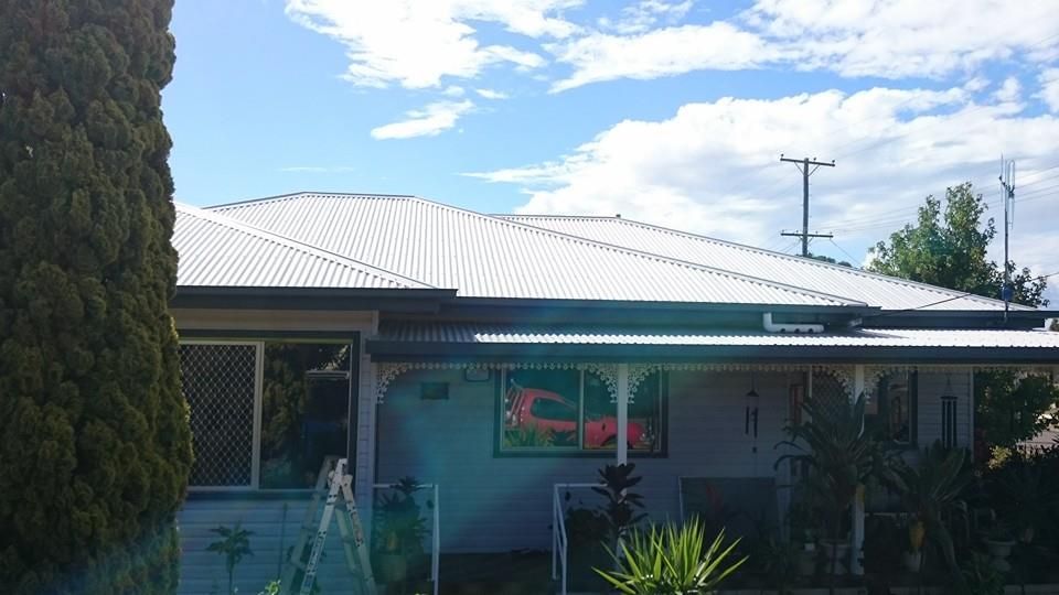 A House with Corrugated Roof — Kaplan Roofing in Walkervale, QLD
