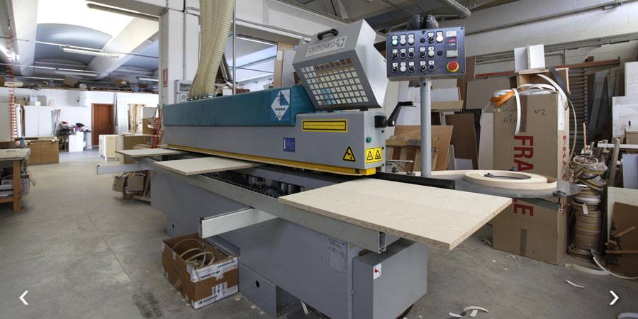 Il laboratorio di falegnameria