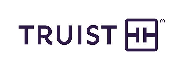 Truist logo: dark purple text 