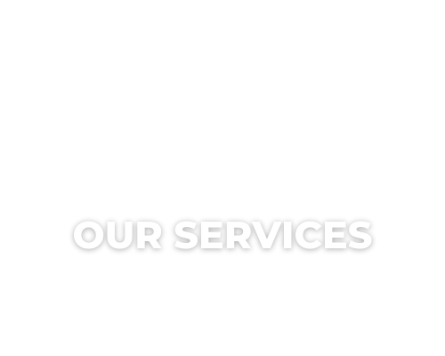 White background with centered light gray text reading “OUR SERVICES”
