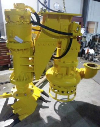 Heavy duty pump brought at site for installation