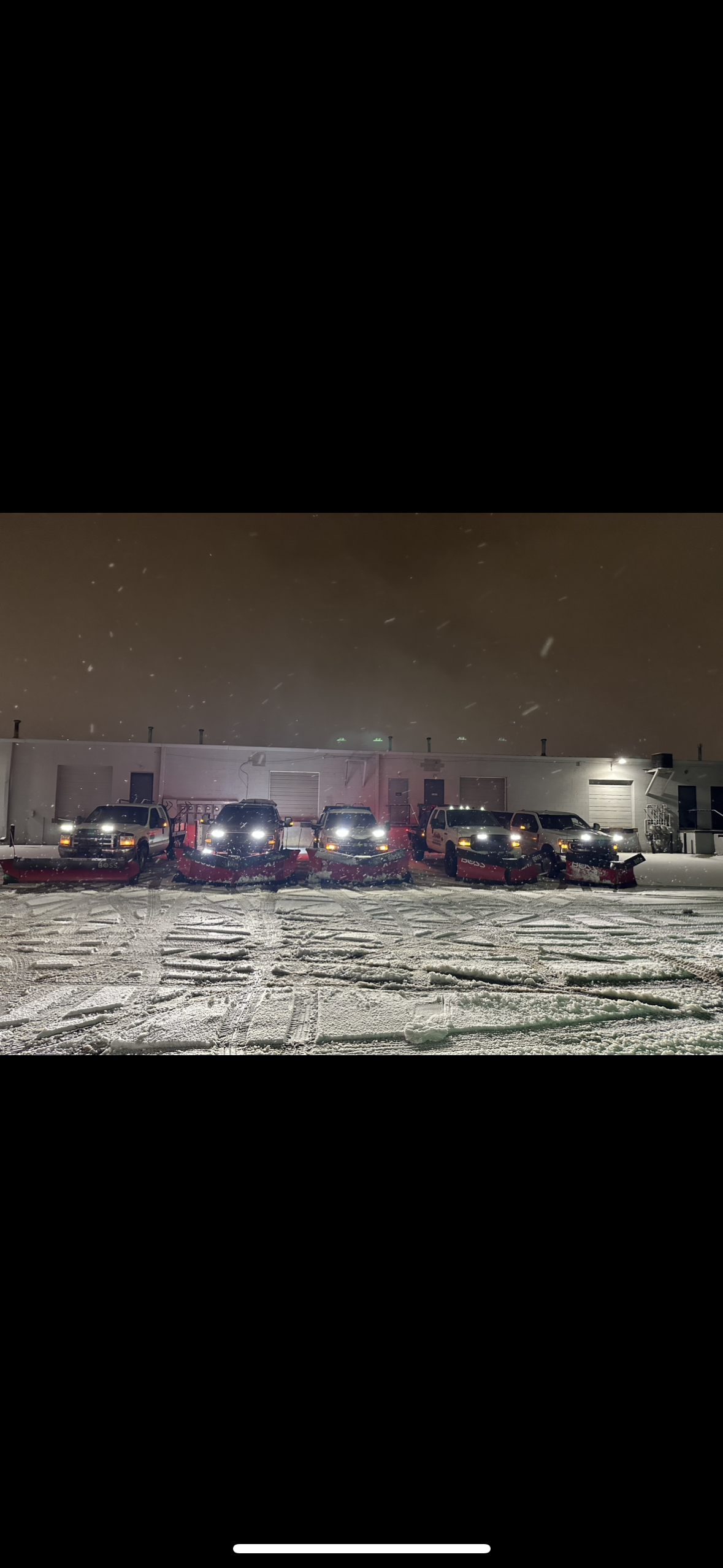 Snow & red shovel