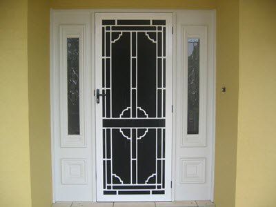 Decorative steel door — Mildura, VIC — Mildura Glass & Aluminium