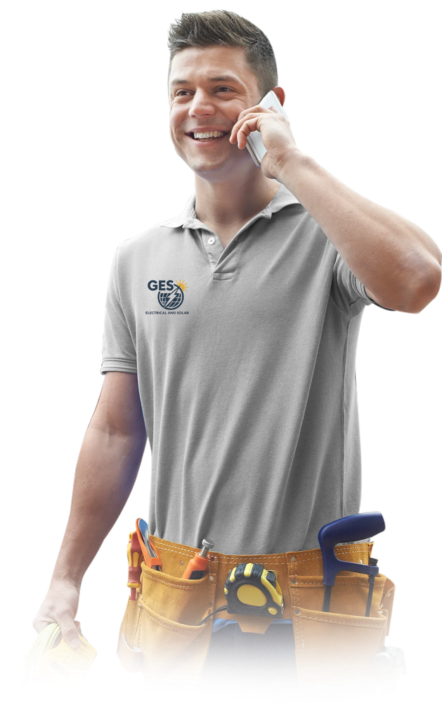 Melbourne electrician on the phone